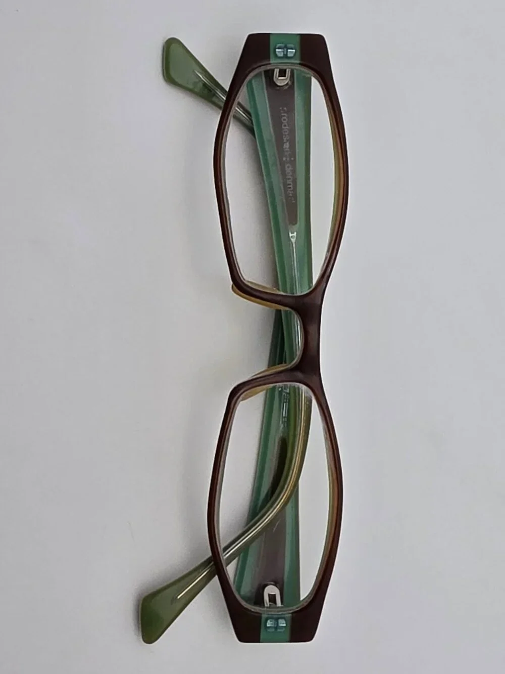 ProDesign Denmark 4628 1 c.5022 HB Brown Green Petite Eyeglasses Frame 49-17-135